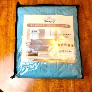 Flamingo Premium Chair Cover, Blue, New